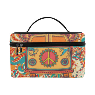 Hippie Van Cosmetic Bag/Large - TeeAmazing