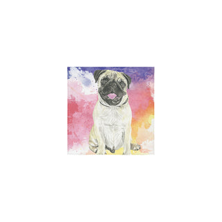 Pug Water Colour No.1 Square Towel 13x13 - TeeAmazing