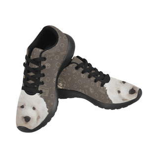 Old English Sheepdog Dog Black Sneakers for Women - TeeAmazing