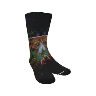 Beagle Glow Design 2 Trouser Socks - TeeAmazing