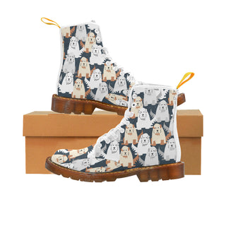 Great Pyrenees White Boots For Women - TeeAmazing