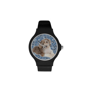 Schnoodle Dog Unisex Round Plastic Watch - TeeAmazing