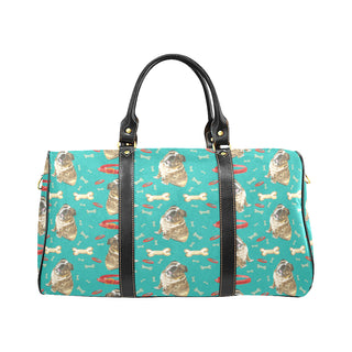 English Bulldog Water Colour Pattern No.1 New Waterproof Travel Bag/Large - TeeAmazing