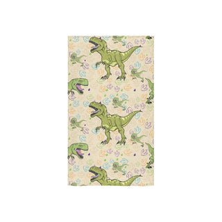 T-Rex Pattern Custom Towel 16"x28" - TeeAmazing