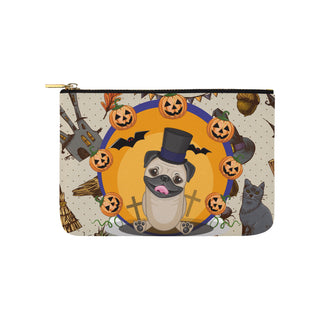 Pug Halloween Carry-All Pouch 9.5x6 - TeeAmazing