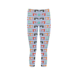 Sewing Machine Pattern Capri Legging - TeeAmazing