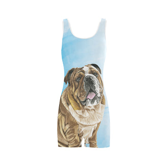 English Bulldog Water Colour No.1 Classic One Piece Swimwear - TeeAmazing