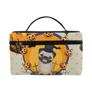 Pug Halloween Cosmetic Bag/Large - TeeAmazing