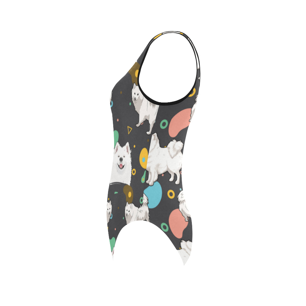 Samoyed Vest One Piece Swimsuit - TeeAmazing