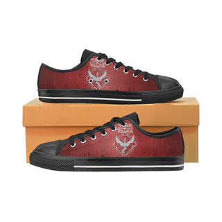 Team Valor Black Men's Classic Canvas Shoes - TeeAmazing