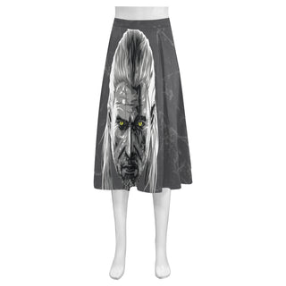 Witcher Mnemosyne Women's Crepe Skirt (Model D16) - TeeAmazing