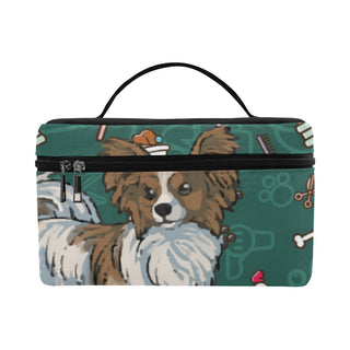 Papillon Dog Cosmetic Bag/Large - TeeAmazing