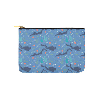 Scuba Diving Pattern Carry-All Pouch 9.5x6 - TeeAmazing