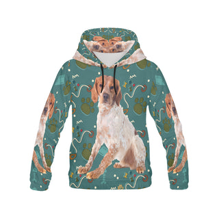 Brittany Spaniel Dog All Over Print Hoodie for Women - TeeAmazing