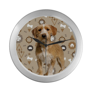 Basset Fauve Dog Silver Color Wall Clock - TeeAmazing