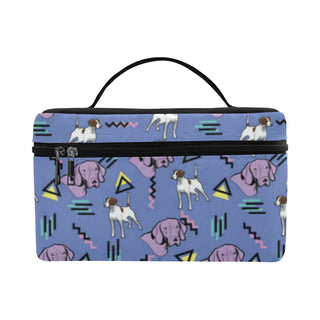 German Shorthaired Pointer Pattern Cosmetic Bag/Large - TeeAmazing