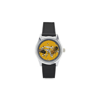 Bee Lover Kid's Stainless Steel Leather Strap Watch - TeeAmazing