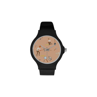 Archaeologist Pattern Unisex Round Plastic Watch - TeeAmazing