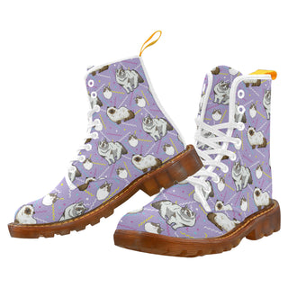 Ragdoll White Boots For Women - TeeAmazing