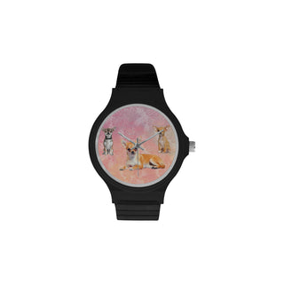 Chihuahua Lover Unisex Round Plastic Watch - TeeAmazing