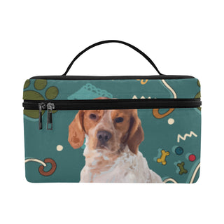Brittany Spaniel Dog Cosmetic Bag/Large - TeeAmazing