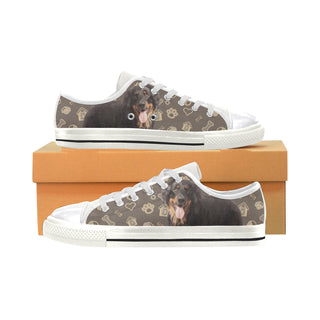 Hovawart Dog White Women's Classic Canvas Shoes - TeeAmazing