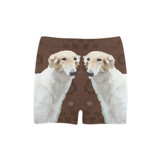 Borzoi Dog Briseis Skinny Shorts (Model L04) - TeeAmazing