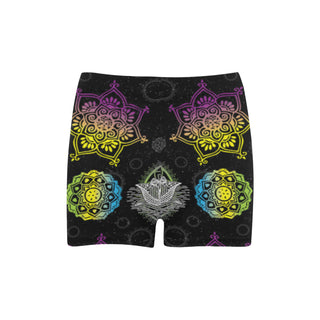 Lotus and Mandalas Briseis Skinny Shorts - TeeAmazing