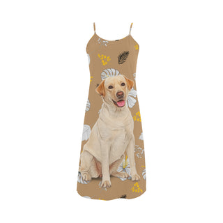 Labrador Retriever Lover Alcestis Slip Dress - TeeAmazing
