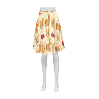 Corgi Pattern Athena Women's Short Skirt - TeeAmazing