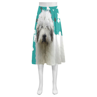 Mioritic Shepherd Dog Mnemosyne Women's Crepe Skirt (Model D16) - TeeAmazing