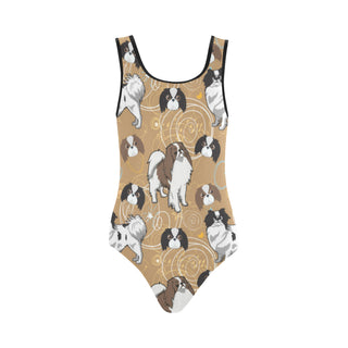 Japanese Chin Vest One Piece Swimsuit - TeeAmazing