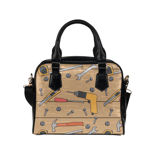 Carpenter Pattern Shoulder Handbag - TeeAmazing