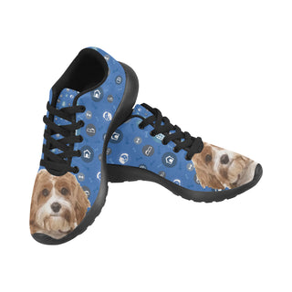 Cavapoo Dog Black Sneakers Size 13-15 for Men - TeeAmazing