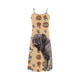 Neapolitan Mastiff Dog Alcestis Slip Dress - TeeAmazing