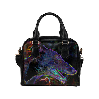 Greyhound Glow Design 2 Shoulder Handbag - TeeAmazing