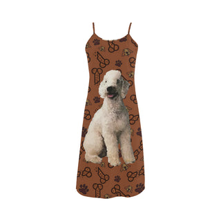 Bedlington Terrier Dog Alcestis Slip Dress - TeeAmazing