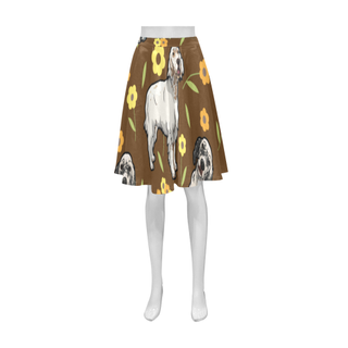 English Setter Flower Athena Women's Short Skirt - TeeAmazing