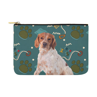 Brittany Spaniel Dog Carry-All Pouch 12.5x8.5 - TeeAmazing