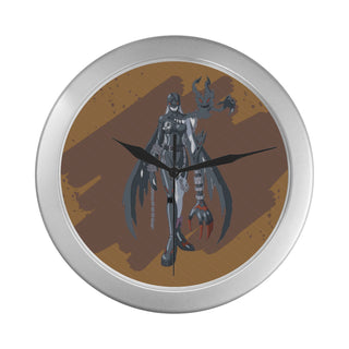 Devimon Evil Silver Color Wall Clock - TeeAmazing