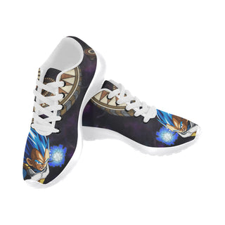 Vegeta SSGSS DBZ White Sneakers for Men - TeeAmazing