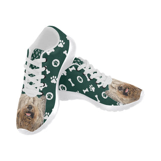 Skye Terrier White Sneakers for Women - TeeAmazing