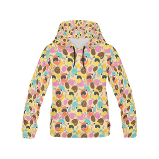 Border Collie Pattern All Over Print Hoodie for Women - TeeAmazing