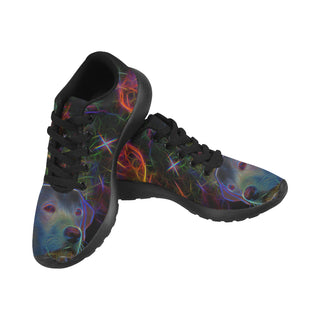 Lab Glow Design 1 Black Sneakers for Women - TeeAmazing