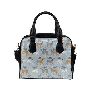 Italian Greyhound Pattern Shoulder Handbag - TeeAmazing