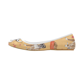 Boxer Water Colour Pattern No.1 Juno Ballet Pumps - TeeAmazing