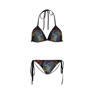 Boxer Glow Design 1 Custom Bikini Swimsuit - TeeAmazing