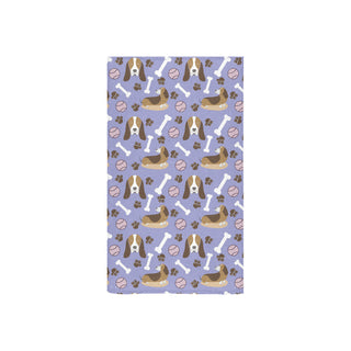 Basset Hound Pattern Custom Towel 16"x28" - TeeAmazing