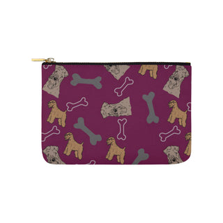 Soft Coated Wheaten Terrier Pattern Carry-All Pouch 9.5x6 - TeeAmazing