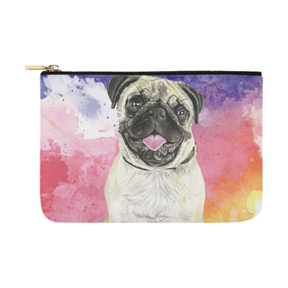 Pug Water Colour No.1 Carry-All Pouch 12.5x8.5 - TeeAmazing